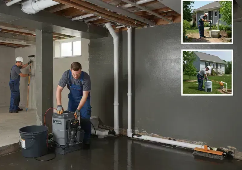 Basement Waterproofing and Flood Prevention process in Bunker Hill, IL